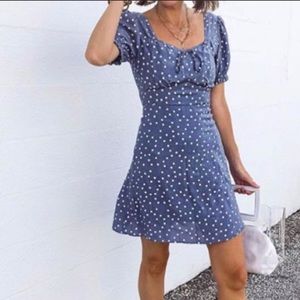 Skies are blue dress